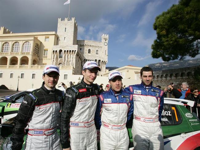 Rallye Monte Carlo 2010 a tovární Fabie S 2000, foto týmu ŠM