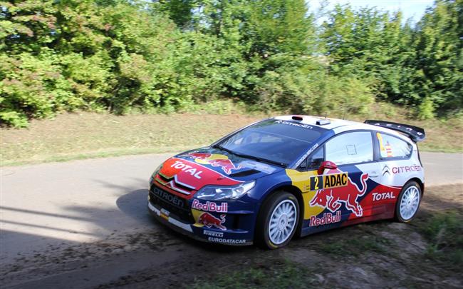 C4 WRC se chce na Britsk rallye 2010 rozlouit ve velkm stylu