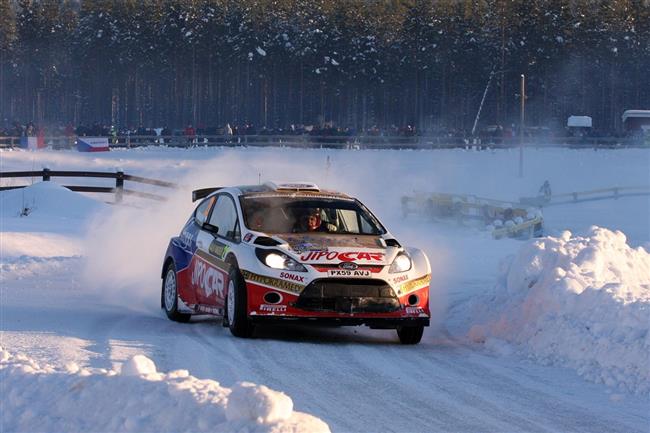 Martin Prokop s Fiestou S 2000 ve Švédsku 2010, foto týmu