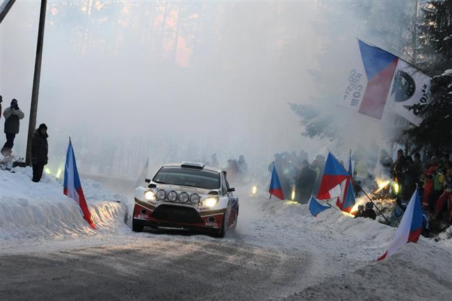Martin Prokop s Fiestou S 2000 ve Švédsku 2010, foto týmu