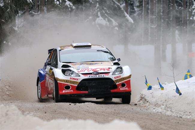 Martin Prokop s Fiestou S 2000 ve Švédsku 2010, foto týmu