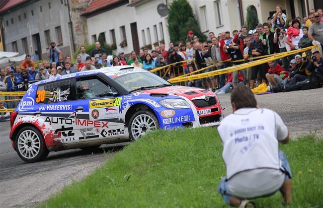 Barum Czech Rally Zln : testovac rychlostn zkouka  se vrac na sek Napajedla lutava
