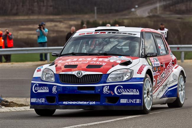 Grzegorz Grzyb a koda Fabia S2000 se chystaj do Preova