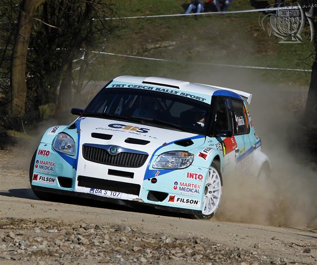 Rallysprintov ampiont ped Horckou rallye vede Valouek ped Jakeem