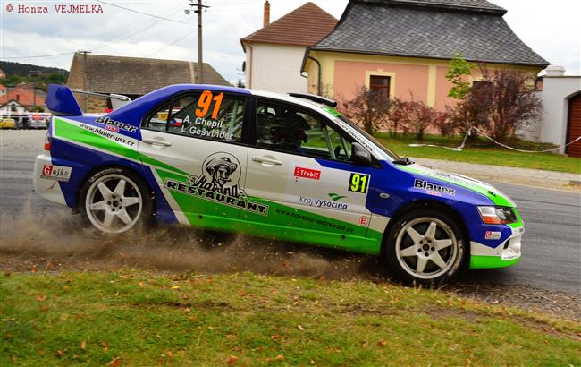 Honza Černý s Pavlem Kohoutem vyrazili na Horáckou Rally s Cliem R3