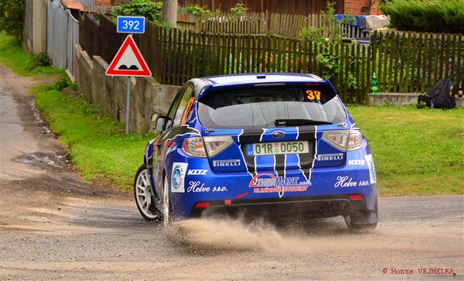 Honza Černý s Pavlem Kohoutem vyrazili na Horáckou Rally s Cliem R3