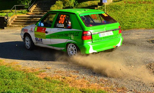 Honza Černý s Pavlem Kohoutem vyrazili na Horáckou Rally s Cliem R3