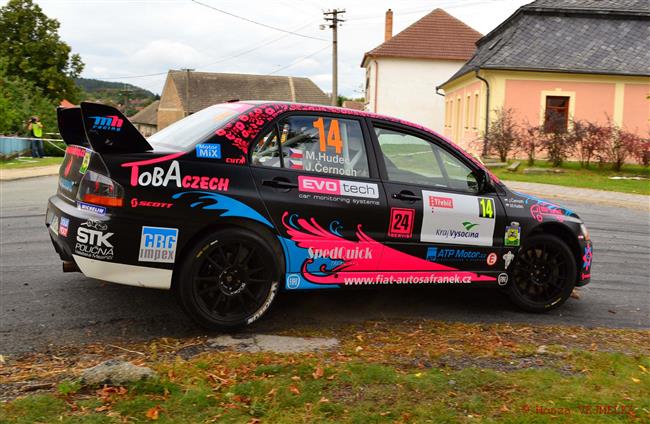Honza Černý s Pavlem Kohoutem vyrazili na Horáckou Rally s Cliem R3