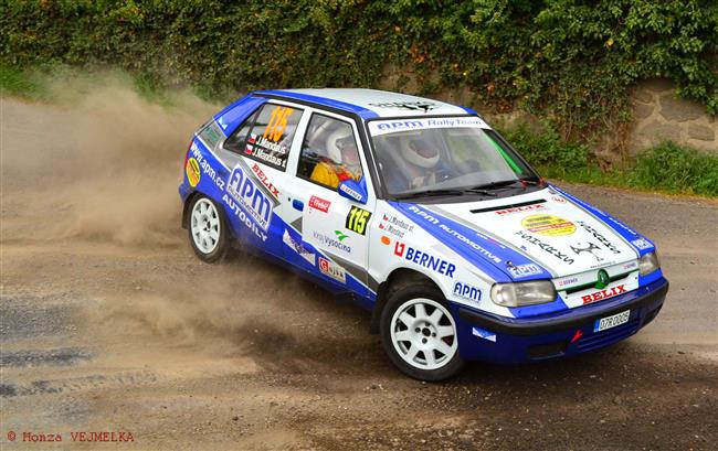 Martin Hudec zajel na domácí Horácké rallye nejlepší výsledek kariéry