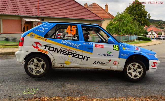 Martin Hudec zajel na domácí Horácké rallye nejlepší výsledek kariéry