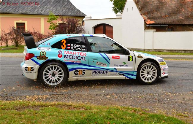 Martin Hudec zajel na domácí Horácké rallye nejlepší výsledek kariéry