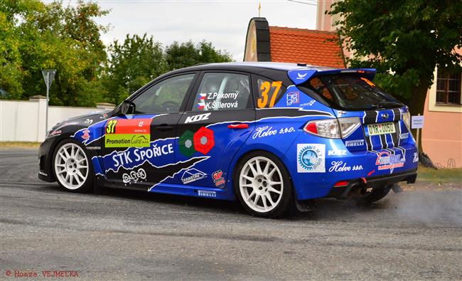 Martin Hudec zajel na domácí Horácké rallye nejlepší výsledek kariéry