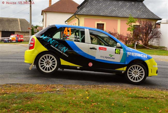 Martin Hudec zajel na domácí Horácké rallye nejlepší výsledek kariéry
