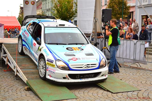 Martin Hudec zajel na domácí Horácké rallye nejlepší výsledek kariéry
