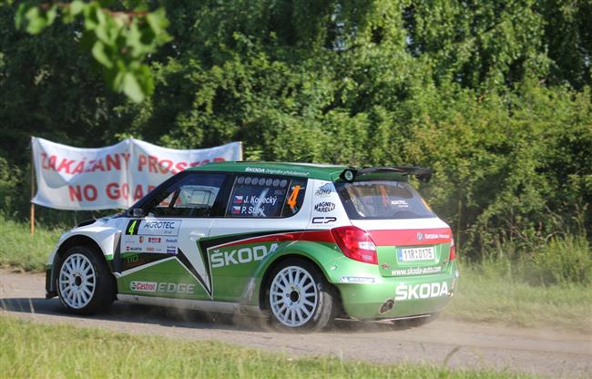 Rallye Příbram patří mezi oblíbenější závody domácího Václava Pecha