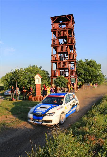 Rallye Příbram patří mezi oblíbenější závody domácího Václava Pecha