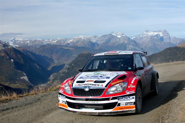 Antonn Tlusk s Lancerem WRC ve Vsetn 2011 atd