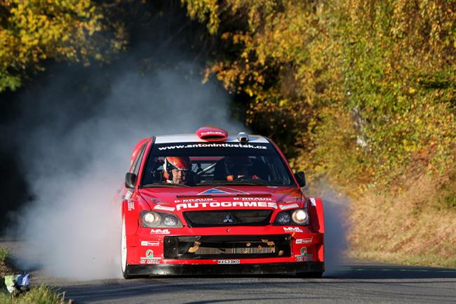 Antonn Tlusk s Lancerem WRC ve Vsetn 2011 atd