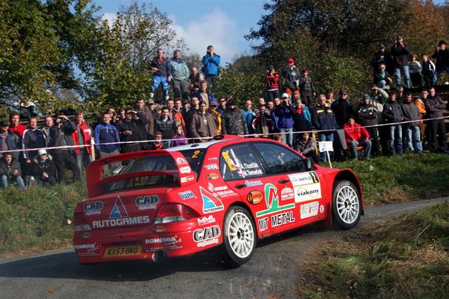 Antonn Tlusk s Lancerem WRC ve Vsetn 2011 atd