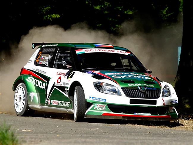 Mecsek Rally : Jan Kopecký se druhým prvenstvím v IRC v řadě posunul do čela šampionátu