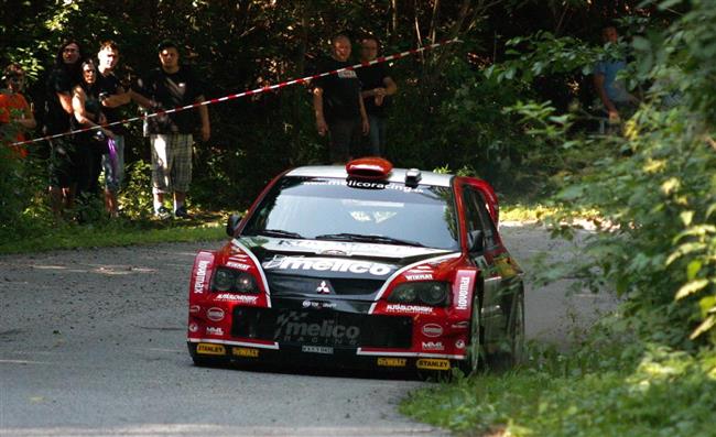 Jaroslav Melichrek a Richard Lasevi vyr na ADAC Rally Deutschland.