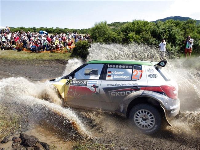 Po prvním dni náročné Řecké Rallye Hänninen s Fábií S 2000 druhý