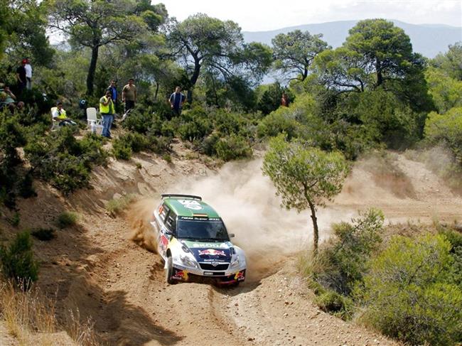 Po prvním dni náročné Řecké Rallye Hänninen s Fábií S 2000 druhý