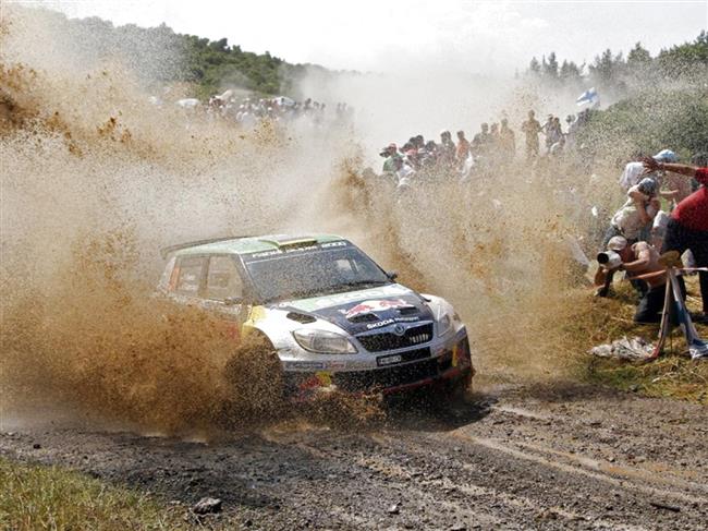 Po prvním dni náročné Řecké Rallye Hänninen s Fábií S 2000 druhý