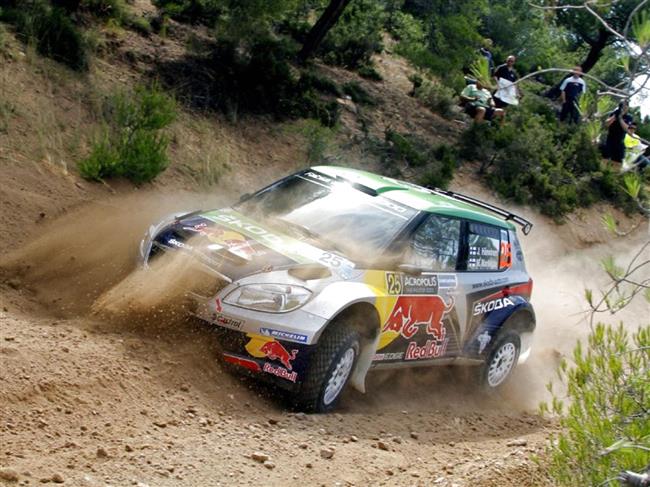 Po prvním dni náročné Řecké Rallye Hänninen s Fábií S 2000 druhý
