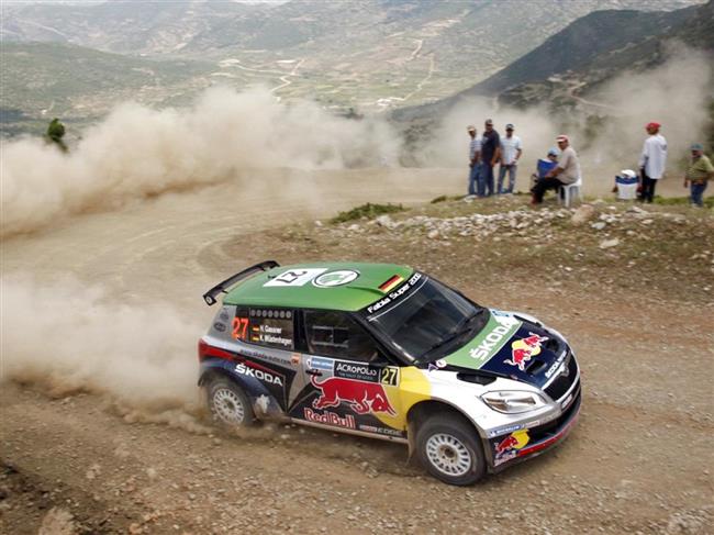 Po prvním dni náročné Řecké Rallye Hänninen s Fábií S 2000 druhý