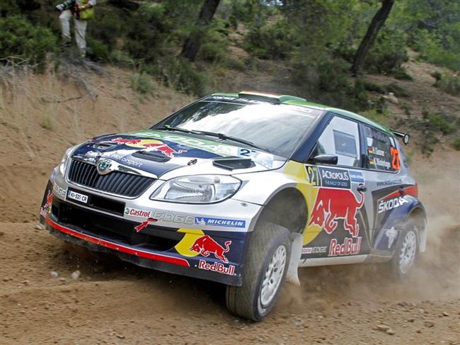 Po prvním dni náročné Řecké Rallye Hänninen s Fábií S 2000 druhý