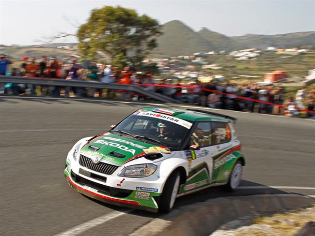 Těsné double týmu Škoda Motorsport na Kanárech 2011