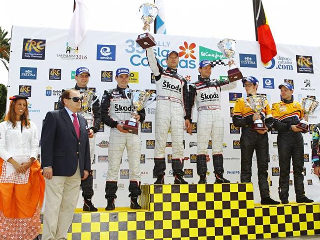 Těsné double týmu Škoda Motorsport na Kanárech 2011
