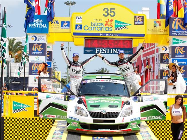 Těsné double týmu Škoda Motorsport na Kanárech 2011