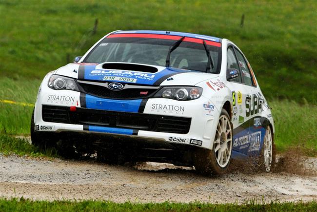 Štajf s Řihákovou na Rallye Saturnus 2011