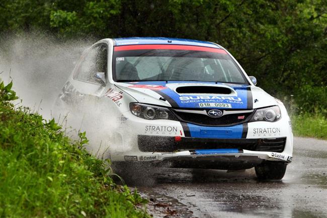 Štajf s Řihákovou na Rallye Saturnus 2011
