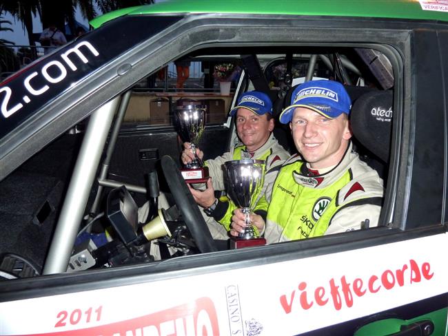 Jaromír Tarabus s Fábií R2 na Rallye San Remo 2011
