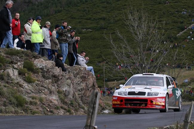 Jan Kopeck ped startem Norsk rallye