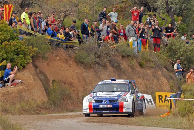 Josef Bre tvrt a s body v JRC z vkendov Rallye Catalunya