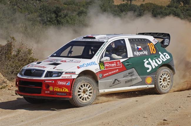 Jan Kopeck ped startem  Rallye Sardinia
