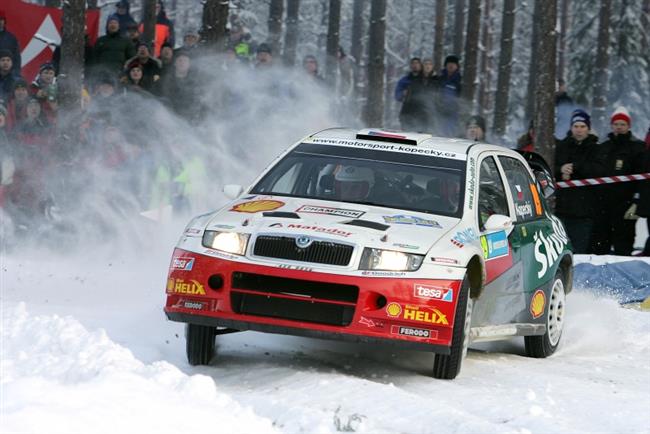 Jan Kopecký a Švédská rallye 2007
