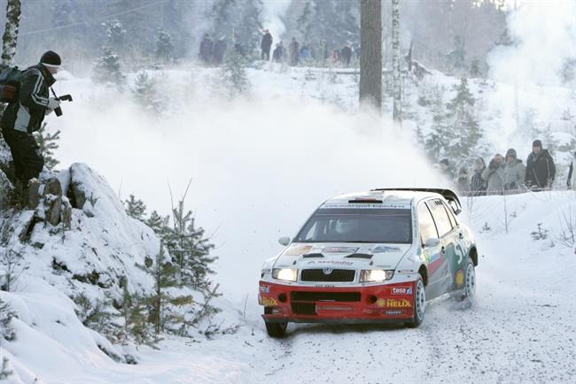 Jan Kopecký a Švédská rallye 2007