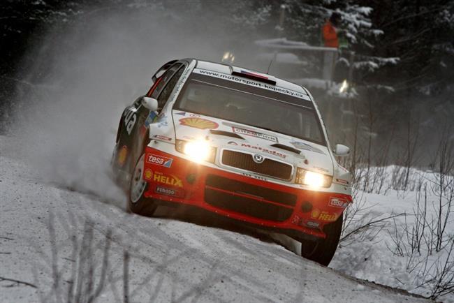 Jan Kopecký a Švédská rallye 2007