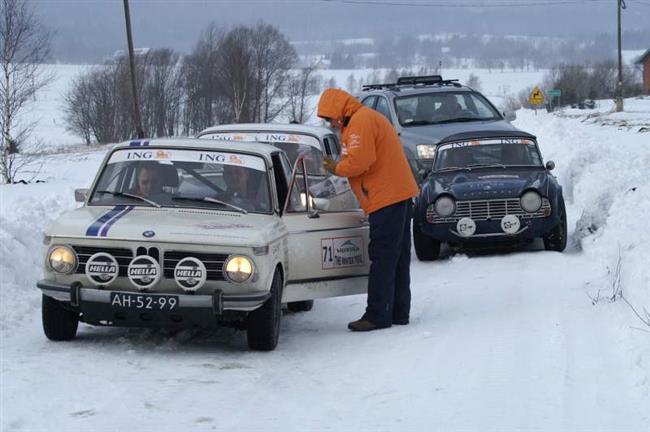 Závěrečné kilometry Winter Trialu na tratích známých z  Rallye Český Krumlov