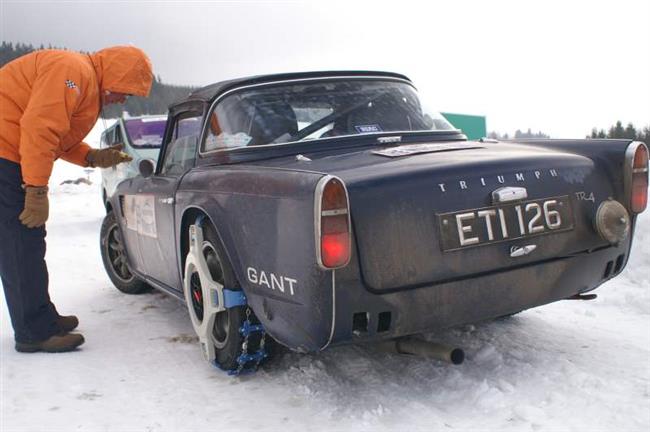 Závěrečné kilometry Winter Trialu na tratích známých z  Rallye Český Krumlov