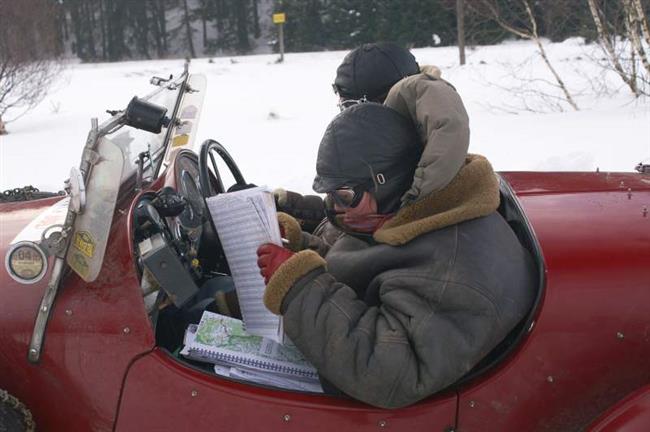 Závěrečné kilometry Winter Trialu na tratích známých z  Rallye Český Krumlov