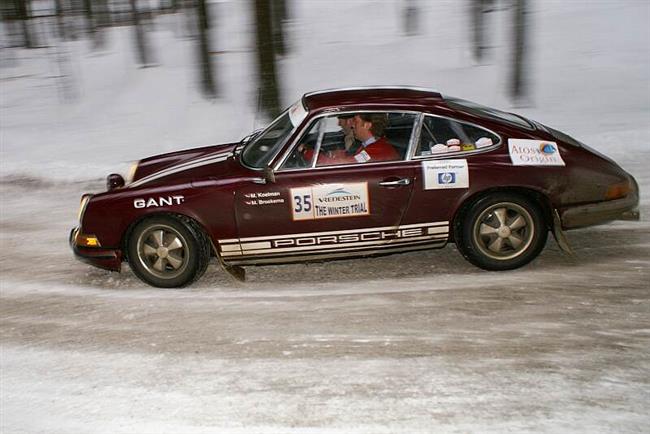 Závěrečné kilometry Winter Trialu na tratích známých z  Rallye Český Krumlov