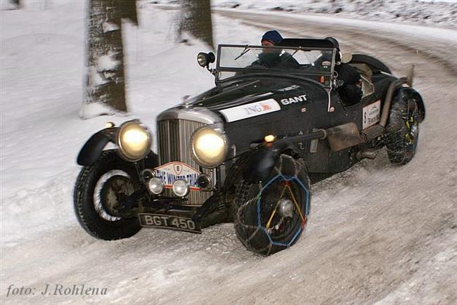 Závěrečné kilometry Winter Trialu na tratích známých z  Rallye Český Krumlov
