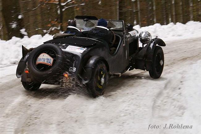 Závěrečné kilometry Winter Trialu na tratích známých z  Rallye Český Krumlov