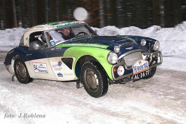 Závěrečné kilometry Winter Trialu na tratích známých z  Rallye Český Krumlov
